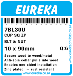 7BL30 - Cup Square Bolt & Nut -7BL30_Label_T